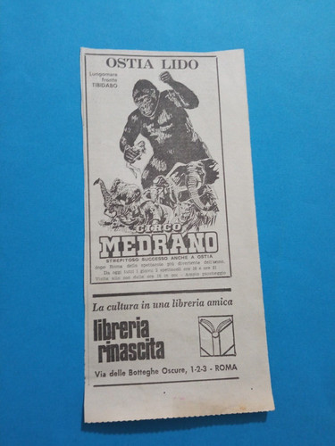 Pubblicita circo medrano - circo,