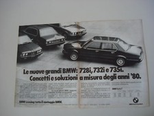 advertising Pubblicità 1980 BMW 728 i - 732 i - 735 i