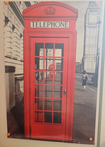 Poster cabina telefonica