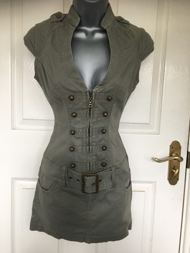 Splendido mini abito militare