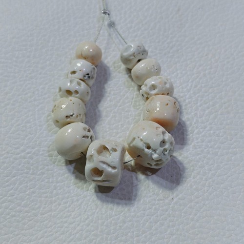 Perline corallo bianco - corallo,