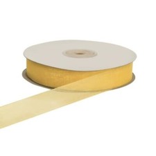 Nastro in organza CREMA CALDO 40 mm x 50 metri 075X