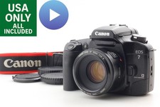 [Cinturino N come nuovo] Canon EOS 7 Elan 7E 35mm Film Camera EF 50mm f1.8...