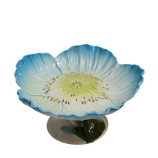 Alzatina Porcellana ZARA HOME Bianca Design Moderno Piatto Torta Porta Dolci !!