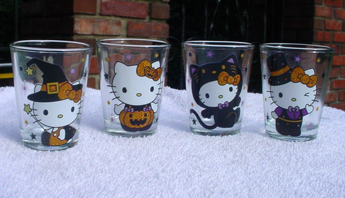 Lotto bicchieri hello - bicchieri, kitty