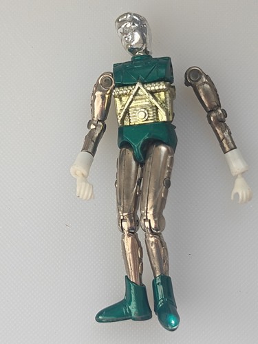 Figurina metallo mego verde - figurina,