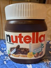 PROTOTIPO Sgabello Pouf BARATTOLONE Pubblicitario Nutella Nutellone 42 cm