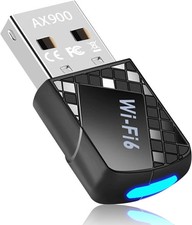 CHIAVETTA WIFI per PC FISSO USB Wifi 6 Ax900 Dual-Band 5Ghz/2.4Ghz