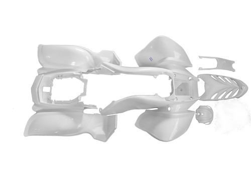 Plastica set carenatura bianco - plastica,