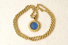 Collana vintage in oro 18 kt con Ciondolo cammeo – Anni '80 - ?❤️