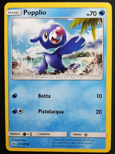 Popplio 149 carta in - 39/149,