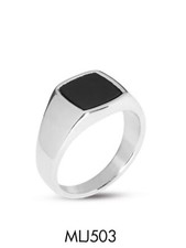 LIU JO ANELLO  UOMO IN ACCIAIO