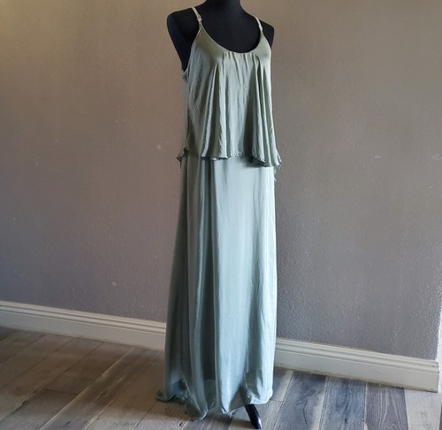 Maxi abito pura seta - seta, 6