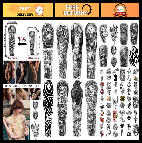 Tatuaggi temporanei manica
