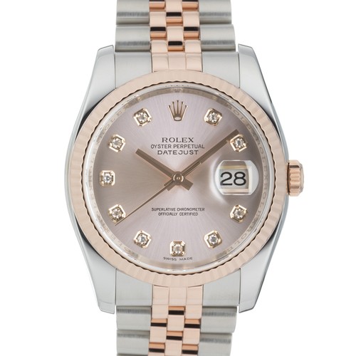 Rolex datejust 116231g rosa - rolex,