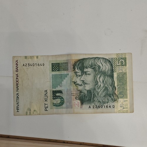 Croazia kuna banconota pet - kuna,