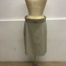 Max Mara originale gonna donna beige tg 40/woman skirt