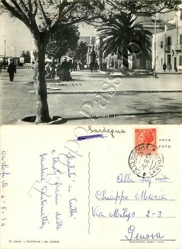 Cartolina carloforte - cartolina,