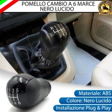POMELLO LEVA CAMBIO A 6 MARCE NERO LUCIDO IN ABS PER FORD MONDEO MK2
