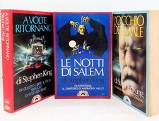 Lotto 3 libri Le notti di Salem A volte ritornano L'occhio del male Stephen King