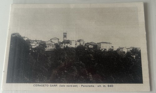 Cartolina cerageto - cartolina, di