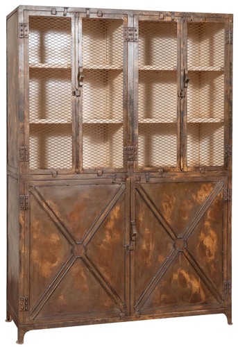 Armadio ferro vintage anticato - armadio,