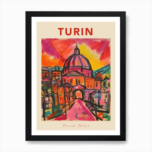Poster torino italia viaggio - poster,
