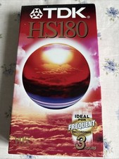VIDEOCASSETTA VHS TDK  HS180