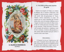 SANTINO S.VALERIA DI RAVENNA MARTIRE SANTO DEL GIORNO 28°APRILE CON PREGHIERA