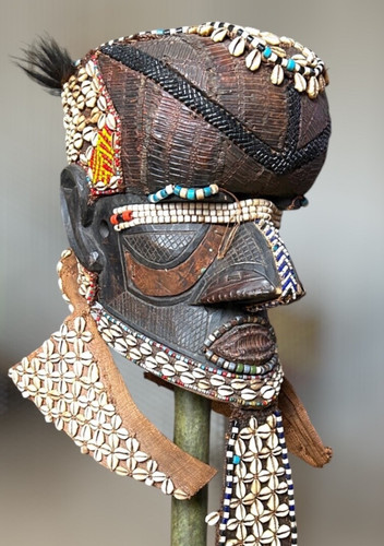 Maschera tribale bwoom - tribale, ‘bwoom’