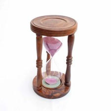 Clessidra in legno sabbia