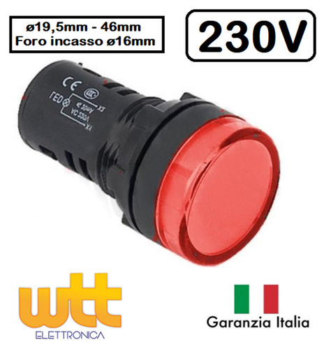 Segnalatore indicatore spia