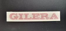 Adesivo Scritta Rossa GILERA