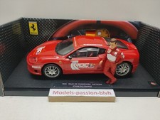 Ferrari 360 Challenge Schumacher Race Of Champions 2004 1/18 + Figurine Défaut 