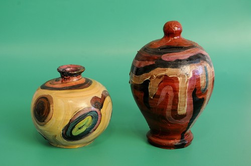 Ceramiche dipinte olio - ceramiche,