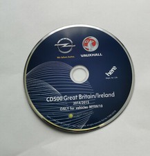 2014-2015 VAUXHALL/OPEL NAVIGATORE SATELLITARE MAPPA NAVIGAZIONE AGGIORNAMENTO CD 500 REGNO UNITO E IRLANDA