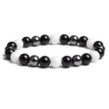 Bracciale Perle Bianco e Nero