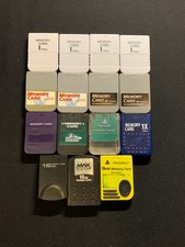 Lotto 15 memory card ps1 ps2