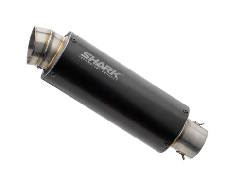 Scarico shark src nero - scarico,