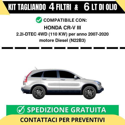 Tagliando per honda - tagliando, cr-v