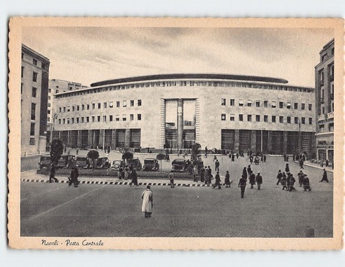 Cartolina posta centrale - cartolina,