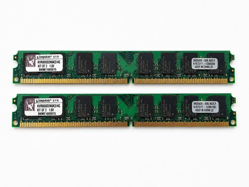Kingston kvr800d2n6 2x1 gb - kvr800d2n6/1g,