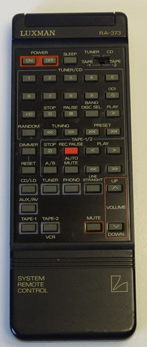 Luxman 373 telecomando - luxman,