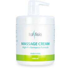 Massage Cream by Italfisio. Crema massaggio professionale per fisioterapia & SPA