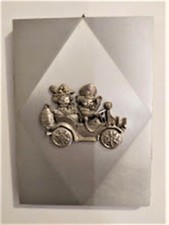 quadro per stanza bimbi  PELTRO SU LEGNO. 22 x 16