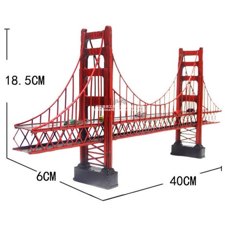 Ponte cancello dorato fatto - , a