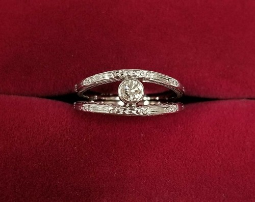 Anello sposa con diamanti - da,