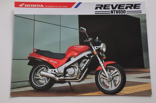 Brochure honda ntv 650 revere - brochure,