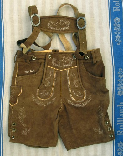 Pantaloni pelle marrone - pantaloni,