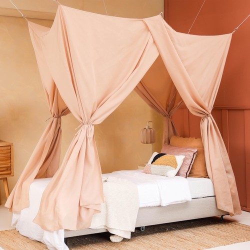 Baldacchino nougat per letto - nougat,